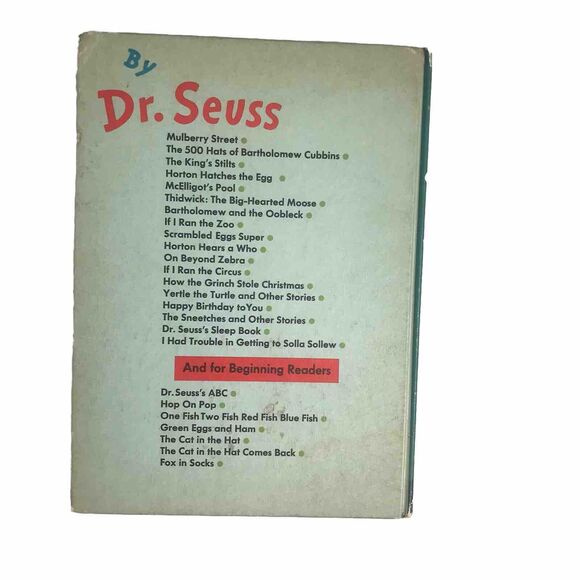 Vintage Dr. Seuss CAT IN THE HAT Song Book Beginner 1967 1st Ed Eugene Poddany - Picture 2 of 7